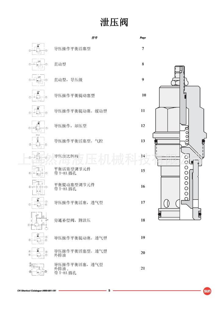 SUN方向阀,SUN电磁阀,SUN逻辑阀DSGO-XCN、DSIO-XCN***