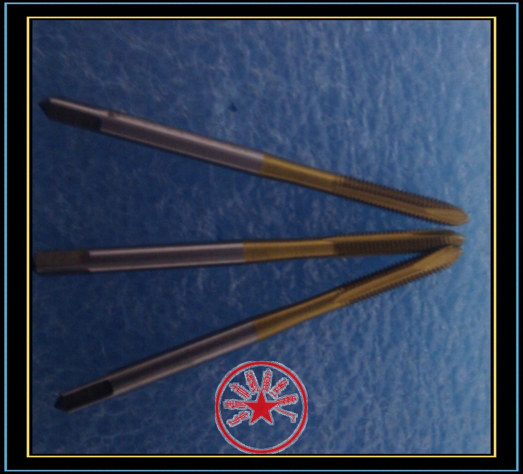 供应全磨制性价比高镀钛先端螺尖机用丝锥丝攻M3 CJN剑南丝锥