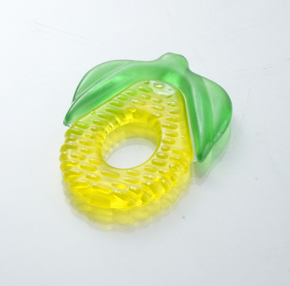 Poco travieso de dos colores de inyección de agua mordedor dientes de bebé Shaper Diente de los niños stick mama dientes dispositivo de fijación