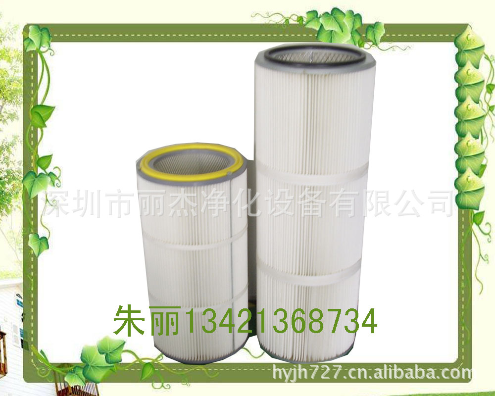 圆桶粉末回收滤芯 喷涂回收滤芯 PET滤筒，优质粉尘圆芯厂家