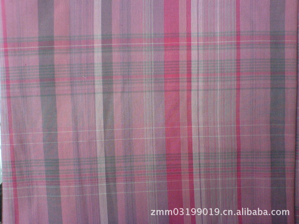 厂家批发 色织布料 色织布面料 衬衫面料