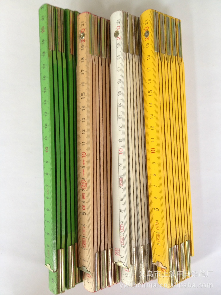 厂家 木折尺2米 1米  塑料折尺  各类折叠尺