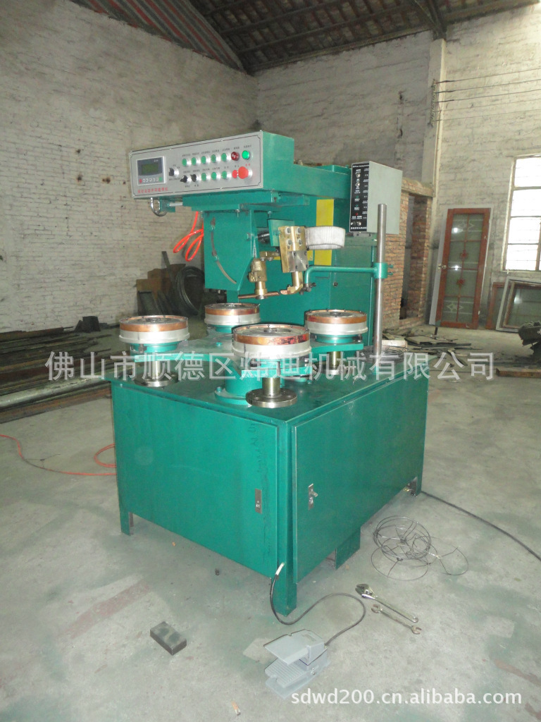 炜迪机械源头厂家铁线工艺灯罩风扇网罩花篮工艺品自动外环碰焊机