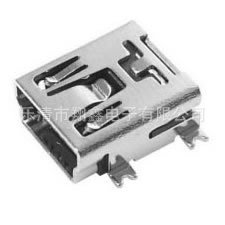 厂家生产 USB插座 USB插头 MINI USB 5P母座A Type SMT式