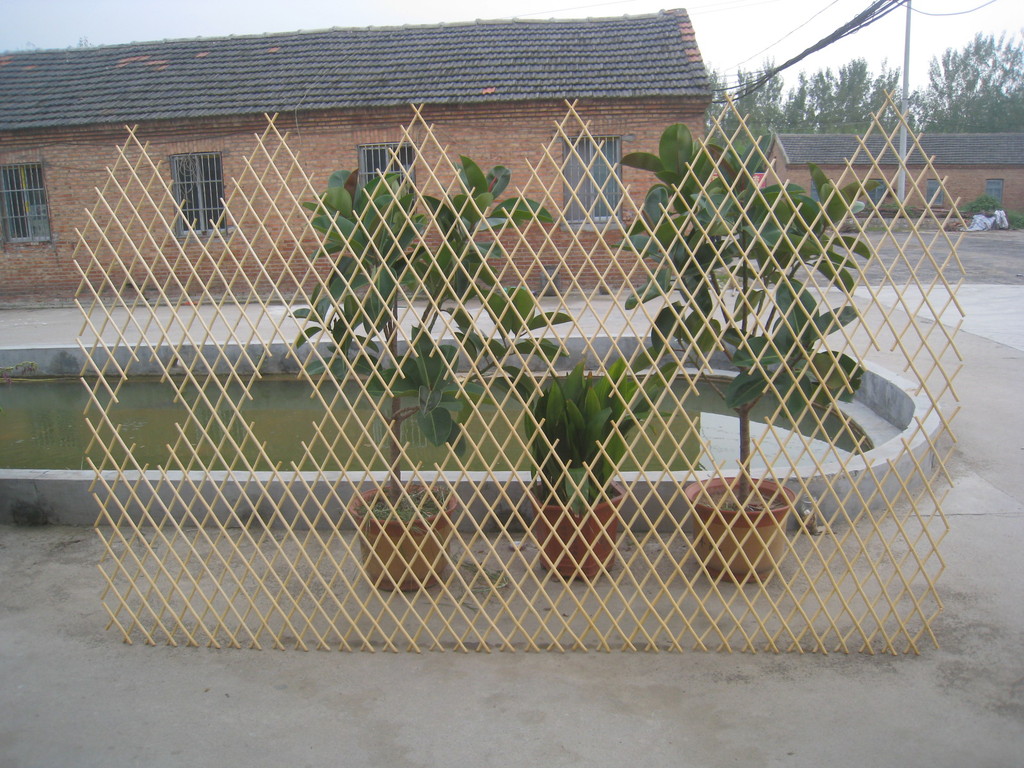 Factory wholesale hand-woven garden fence decorative privacy screen diamond lattice screen