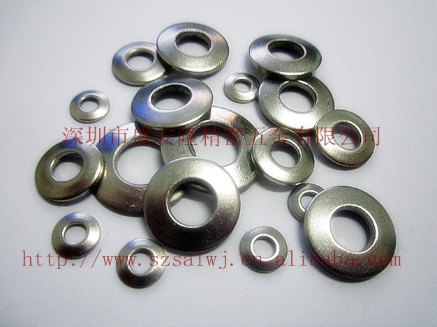 供应DIN6796不锈钢碟簧垫圈M5规格，不锈钢碟形垫圈，深圳厂家