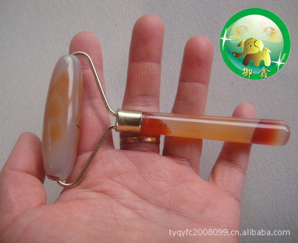 Tengchong[Yu Xin]agate Face Face Massager Jewelry Supplies