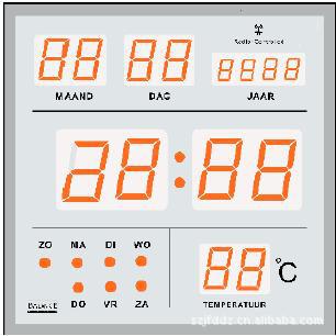 DL1245德国数码管电波钟IC,年月日时分秒星期温度,12/24时