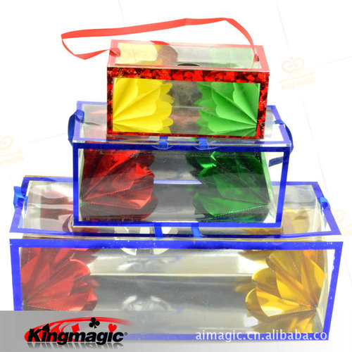 G0424 paper bag flower box large size empty bag flowers King Magic stage flower magic props wholesale