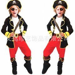 Halloween children's costume, Caribbean pirate performance costume, B-0021cos original factory Jack pirate suit