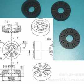防滑减震用橡胶垫 橡胶垫 圆形橡胶垫 耐高温橡胶垫 减震橡胶垫