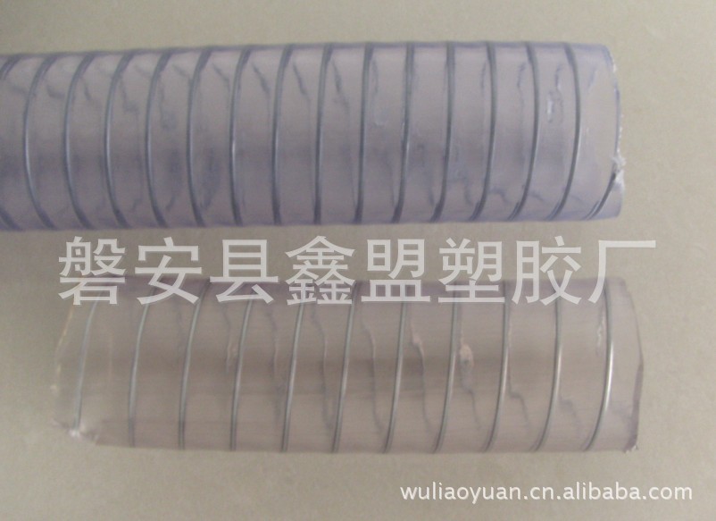 加厚PU耐压钢丝软管 透明钢丝软管 钢丝增强管（配图）