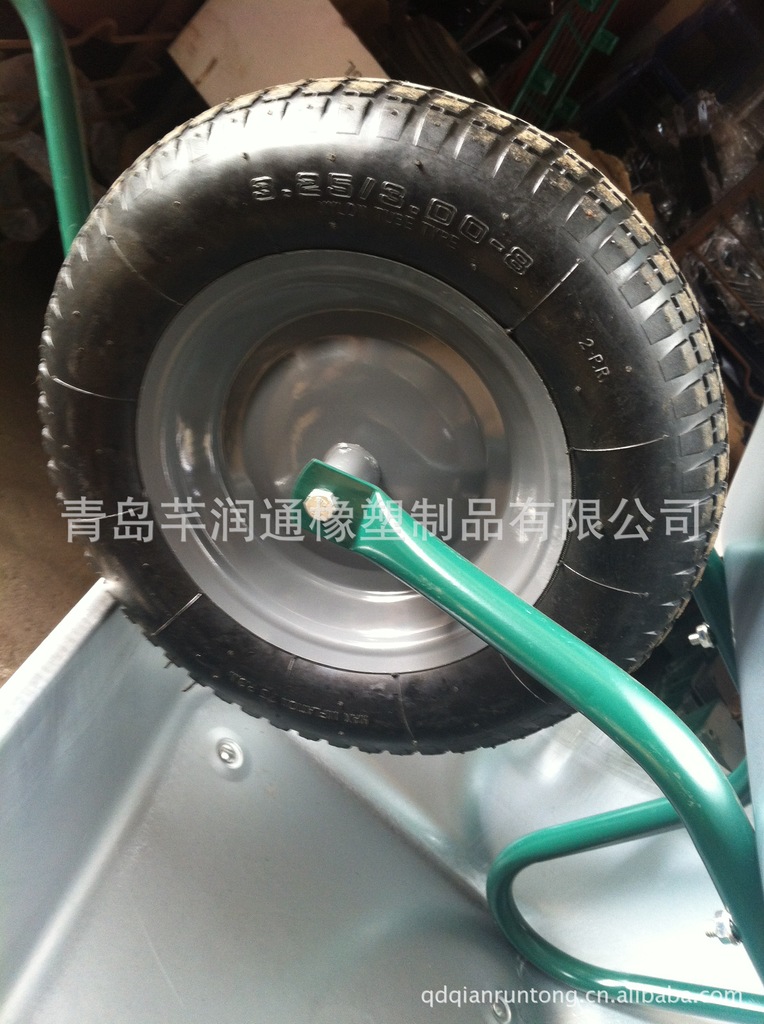 长期供应优质橡胶轮，实心轮 手推车3.50-8充气轮