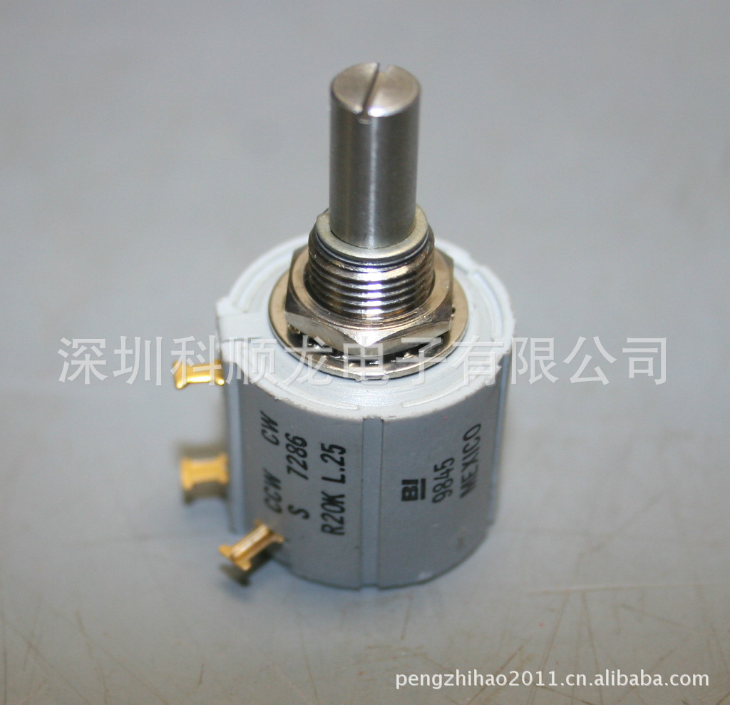 CCW CW S 7286 R20K L.25 7286R20KL.25 BI电位器 进口全新原装