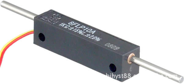  前后出轴10mm行程直线位移电位器传感器滑行电子尺SAKAE 8FLP10A