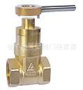 供应 黄铜 磁性防盗闸阀25，水表带锁闸阀，加密防盗铜闸阀