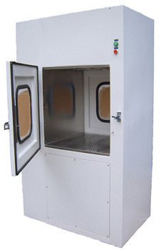 供应东莞千级净化空气洁净车间电子互锁风淋式传递窗安装厂家超净