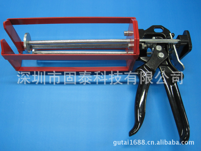 国产400ML 红色金属打胶枪，1:1.2:1.4:1,10:1均可适用【通用型】