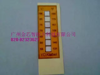 金芯66度热敏纸，十格D级温度热敏试纸，温变测温贴片，ydx678