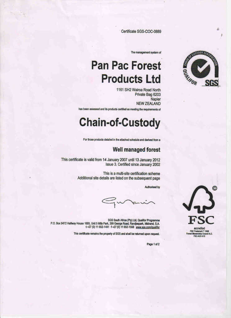 FSC木材證書01