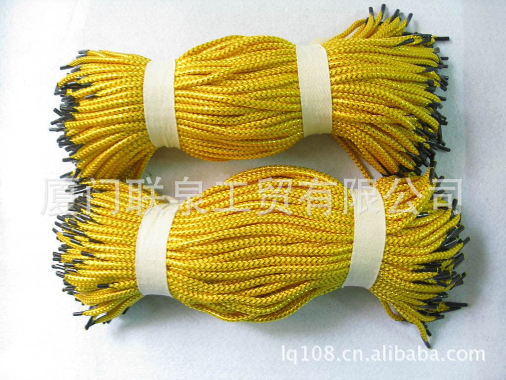 【厂家供应】供应金丝绳/银丝绳 手提袋绳 金葱/银葱/彩葱绳