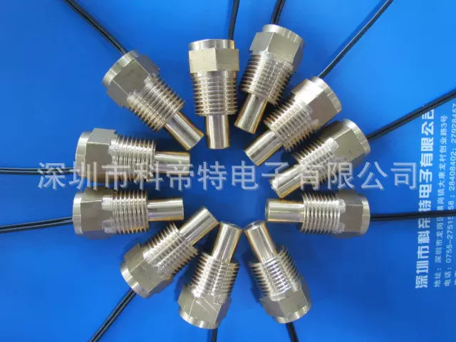 螺纹温度传感器 可以根据客户任意要求.