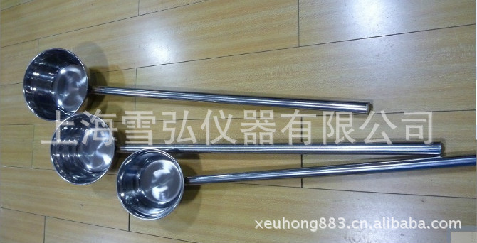 304不锈钢特加长取样勺口径12CM/柄长65CM液体/粉体取样勺/分样勺-阿里巴巴