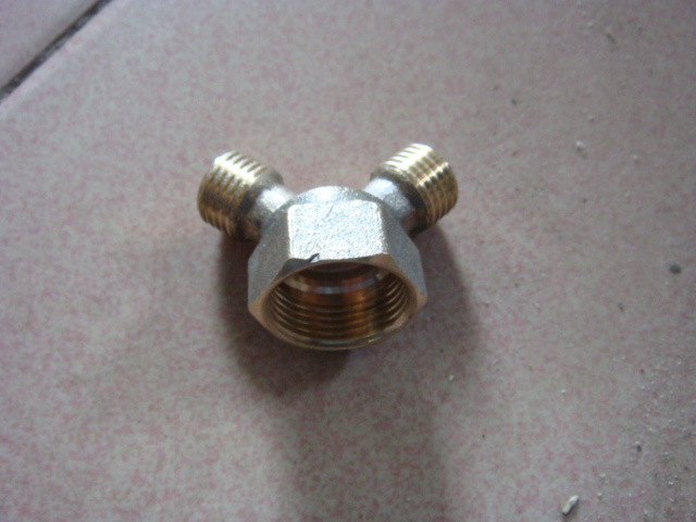 36泵大三通/可接细管打药机配件喷雾机零件转接头M22内丝转M14外