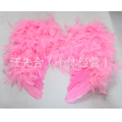 厂家直销 羽毛天使翅膀 舞台演出配饰 化妆服饰道具详情图3