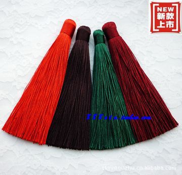 中国结汽车挂件流苏穗子 中国结配件挂件流苏吊穗批发