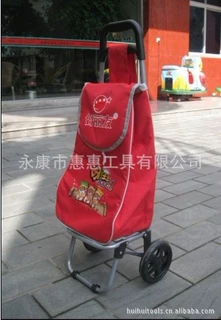 批发供应行李车超市购物车礼品折叠便携式买菜车手拉车可加印广告