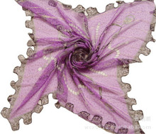 厂家直销特价桑蚕丝巾 绣花真丝长巾【围巾】