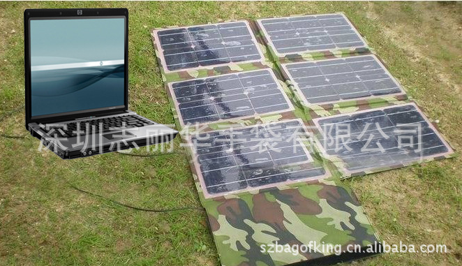 生产太阳能充电包 折叠80W 高瓦数的太阳能应急充电器工具包