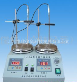 数显CJJ-2S/HJ-2A 双头磁力（加热）搅拌器（厂家直销）