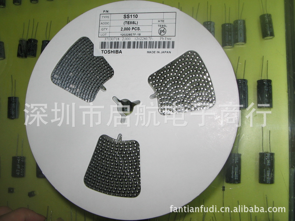 肖特基二极管SR1100 SS110 SMA 正品现货