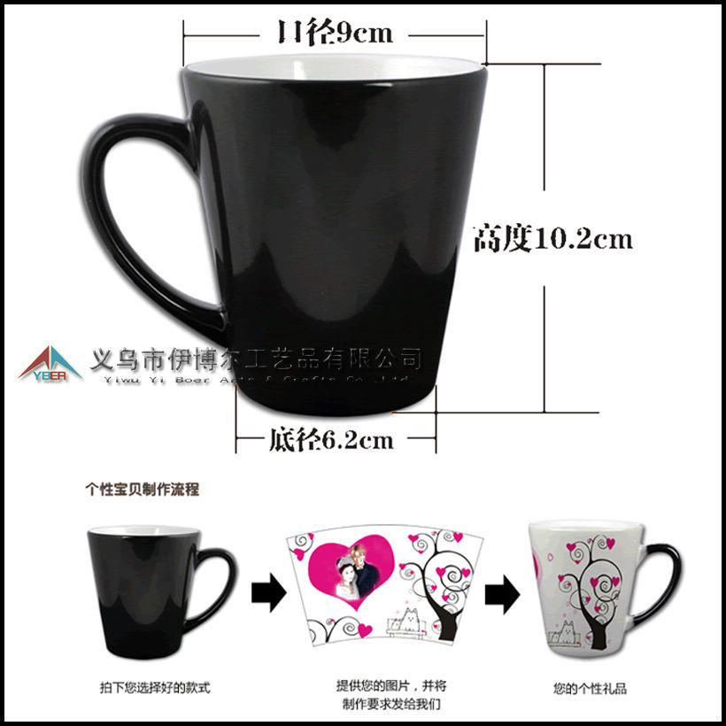 ׶�α�ɫ����תӡ©����ɫ��Ϳ����±������12oz��ɫ�����ڳ���