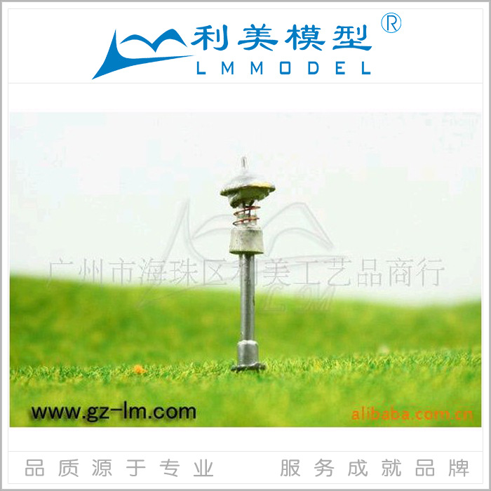 供应 T37 10支/包 3.5cm草地灯 模型铜管灯 建筑模型材料批发