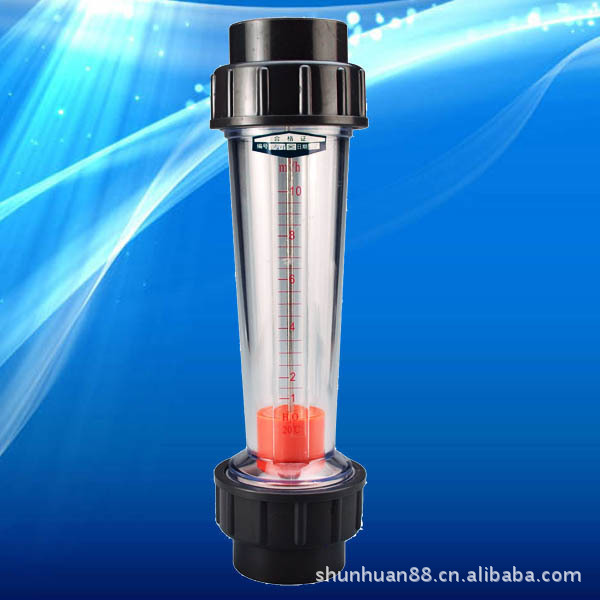 LZS-50  DN50 63管塑管式防腐蚀酸碱塑料管浮子流量计