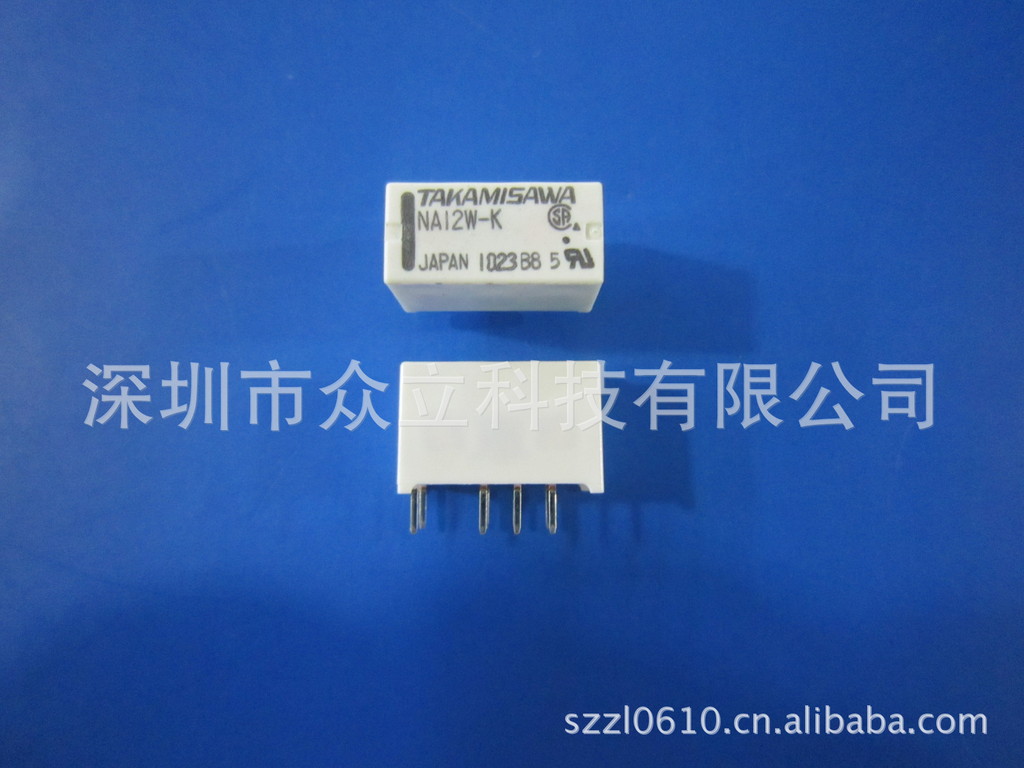 原装富士通高见泽TAKAMISAWA信号继电器NA12W-K 12V/8脚进口现货