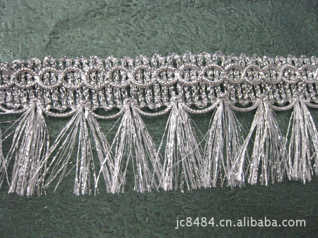 Una variedad de oro y plata seda borla encaje franja Ropa Accesorios textil hogar joyería DIY accesorios 3-6cm