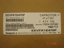 EEVFK1E470P 47UF 25V 20% �����X�|늽���� ԭ�b�F؛�NƬ