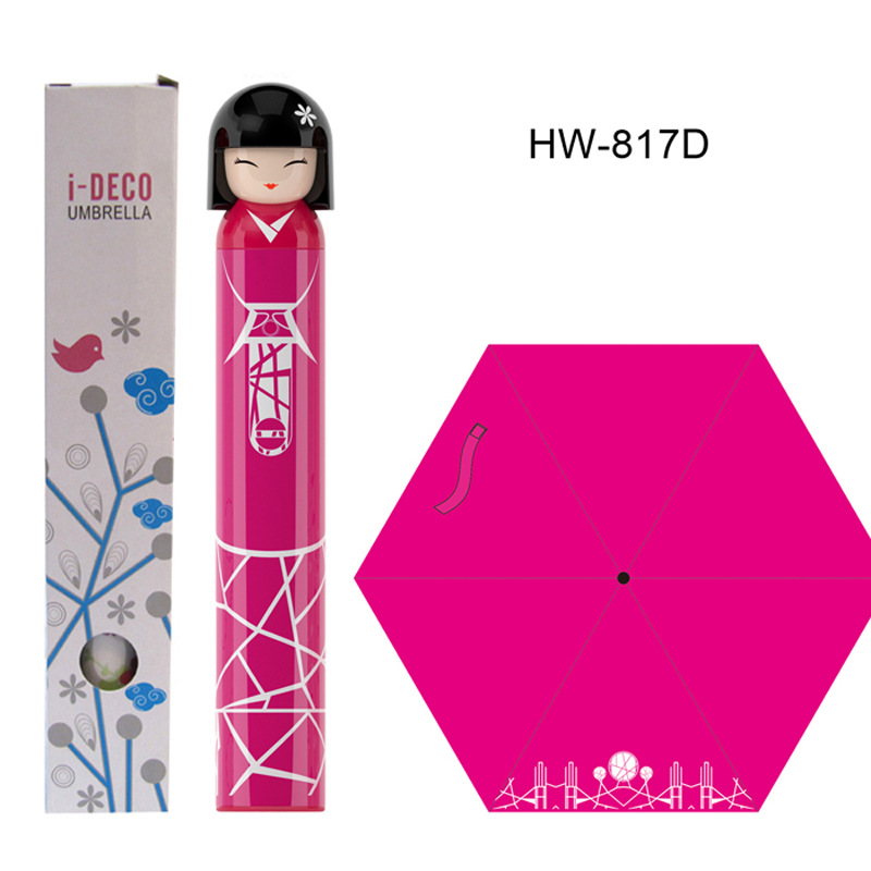 Factory direct Korean Edition girls love bottle umbrella Japanese umbrella sunscreen, random delivery11