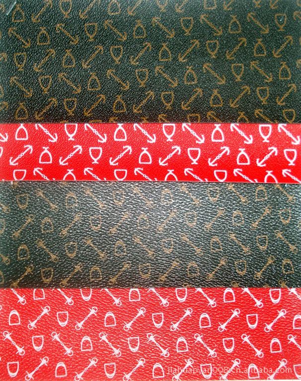 厂家直销 PVC皮革 印刷皮革 印花皮革 箱包皮革