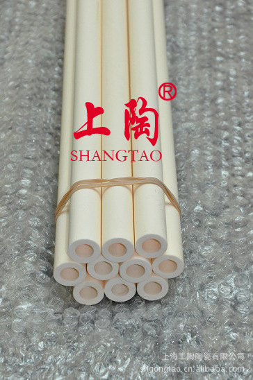 厂家供应99% 99.5% 99.7%氧化铝陶瓷管，陶瓷棒