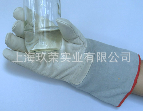 goods in stock Promotion supply cowhide Cold gloves Ultra-low temperature Cold gloves