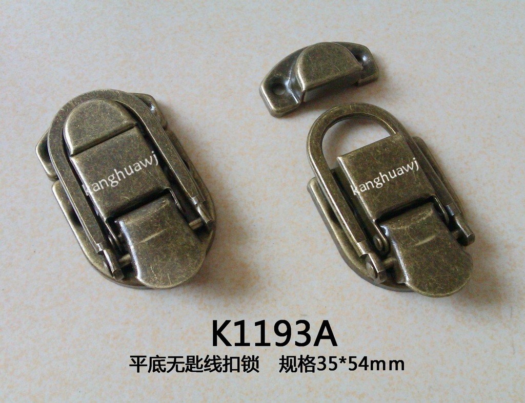 厂家直供 五金平底无匙线扣锁K1193A 箱包扣锁 工艺品箱扣锁-阿里巴巴