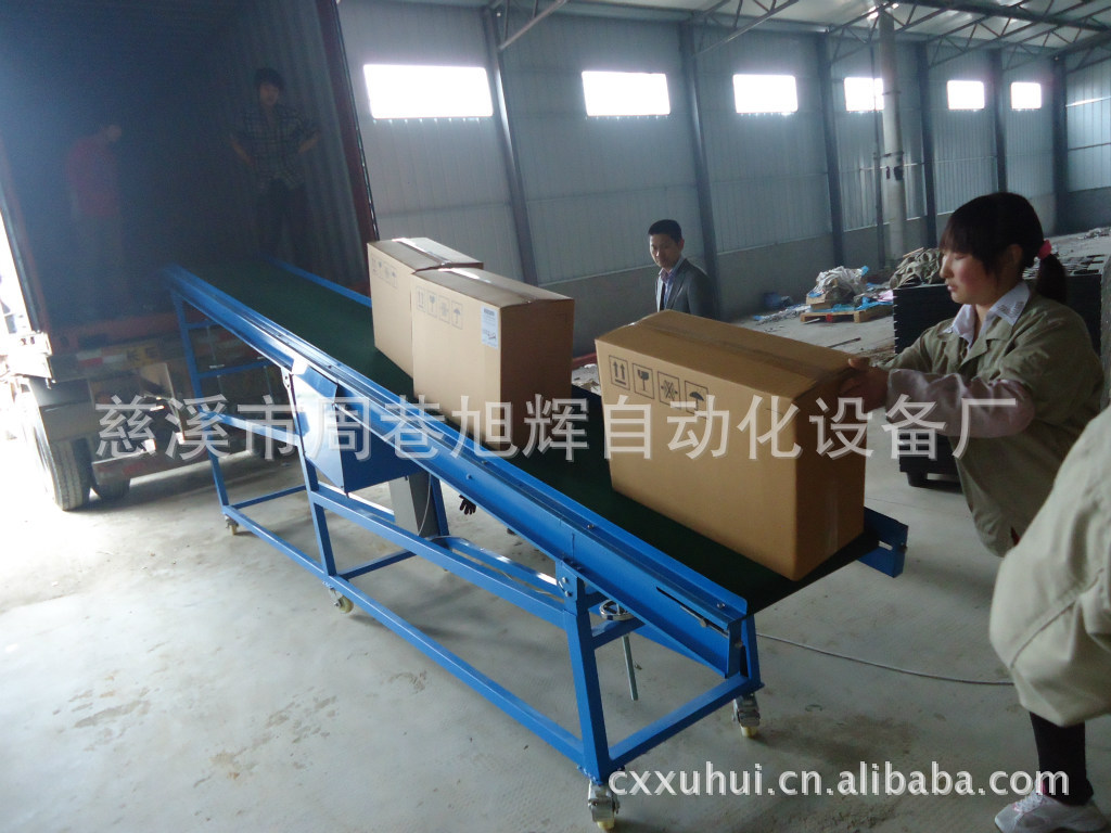 专业生产集装箱爬坡输送线、二楼爬坡输送线、小型爬坡输送线