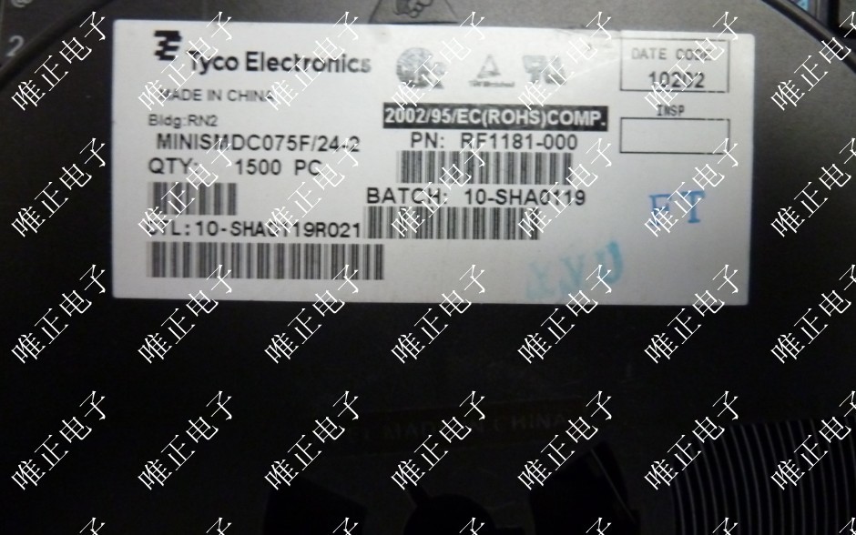 miniSMDC075F/24-2  TYCO（TE）泰科自恢复保险丝,1812 0.75A