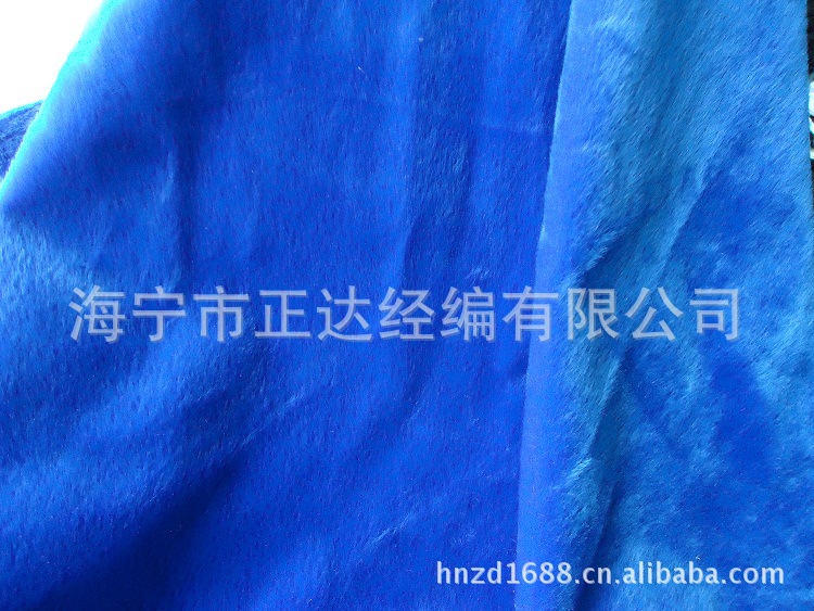 厂家直销针织经编短毛绒超柔短毛绒弹丝玩具保暖睡衣家居服面料