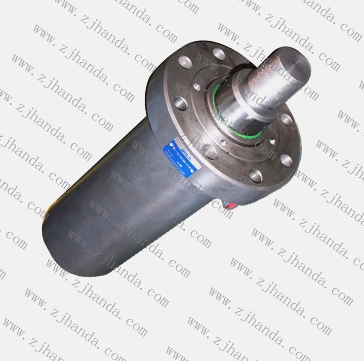 供应浙江高压法兰油缸ROB110_85_700圆形助力重工工程液压缸